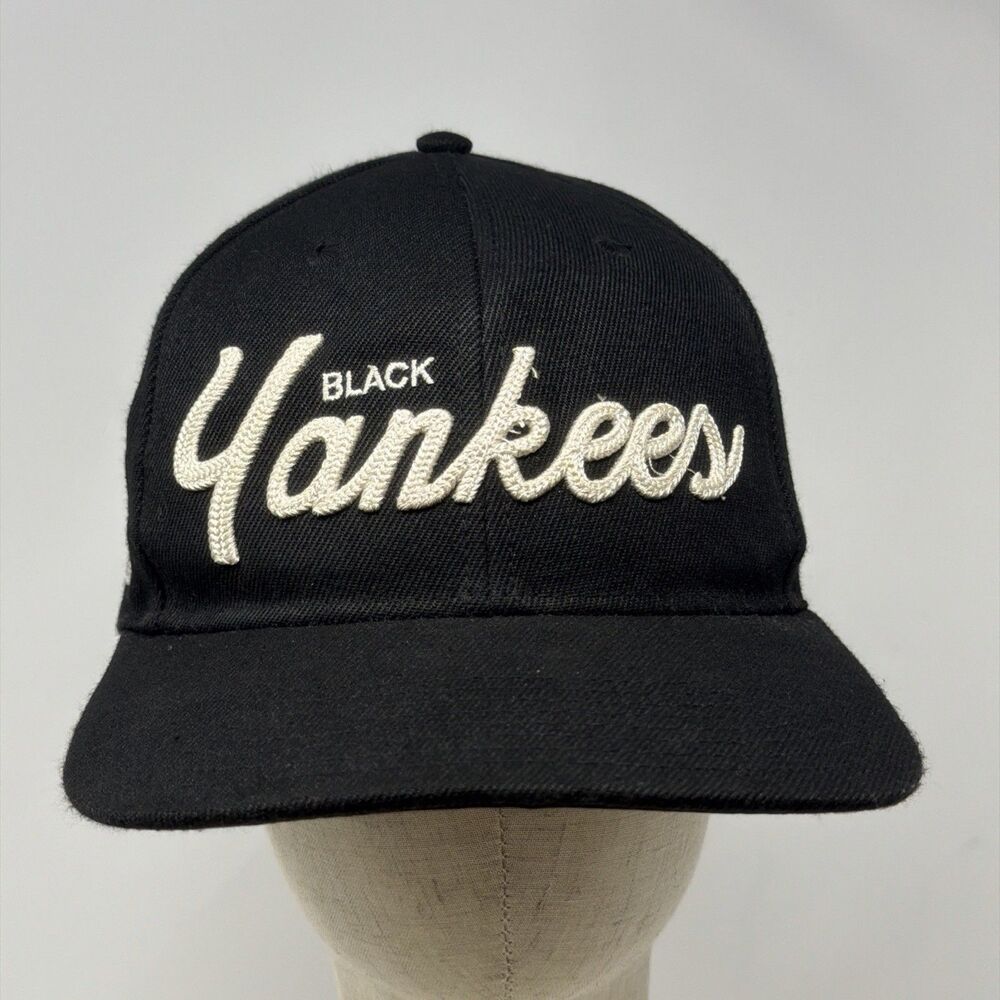 Rings & Crowns New York Black Yankees Negro League Snapback Hat Black NLB